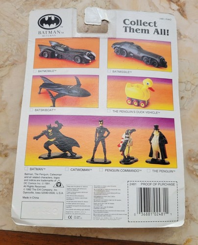 Batman Returns ERTL Die-Cast Metal BATMAN Figure 1992 #2481  (A036) - Picture 2 of 2