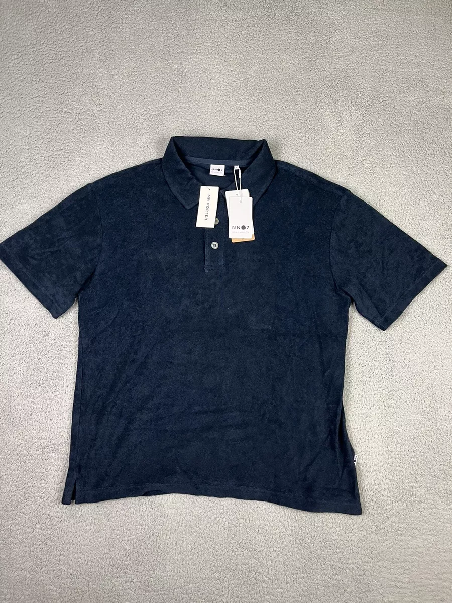 Terry towelling top polo shirt