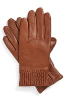 Echo Ruched Cuff Touch Screen Leather Gloves Sz S $88 on sale Echo Ruched Cuff Touch Screen Leather Gloves Sz S $88 on sale