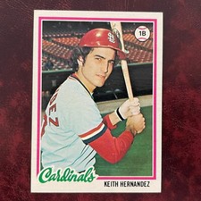 1978 Topps Set KEITH HERNANDEZ #143 ST. LOUIS CARDINALS - NR-MINT *HIGH GRADE*
