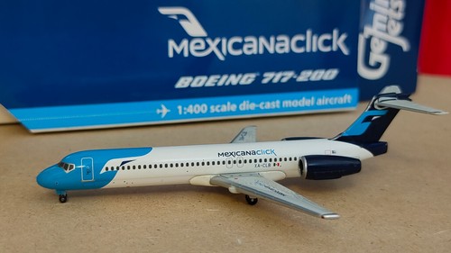 Airplane Mexicana Click Boeing 717 200 1:400 XA-CLB GJCBE946 Gemini Jets Metal