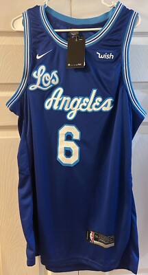 Nike LeBron James #6 ジャージ Nike NBA Los Angeles Lakers Lebron James #6 Swingman Jersey