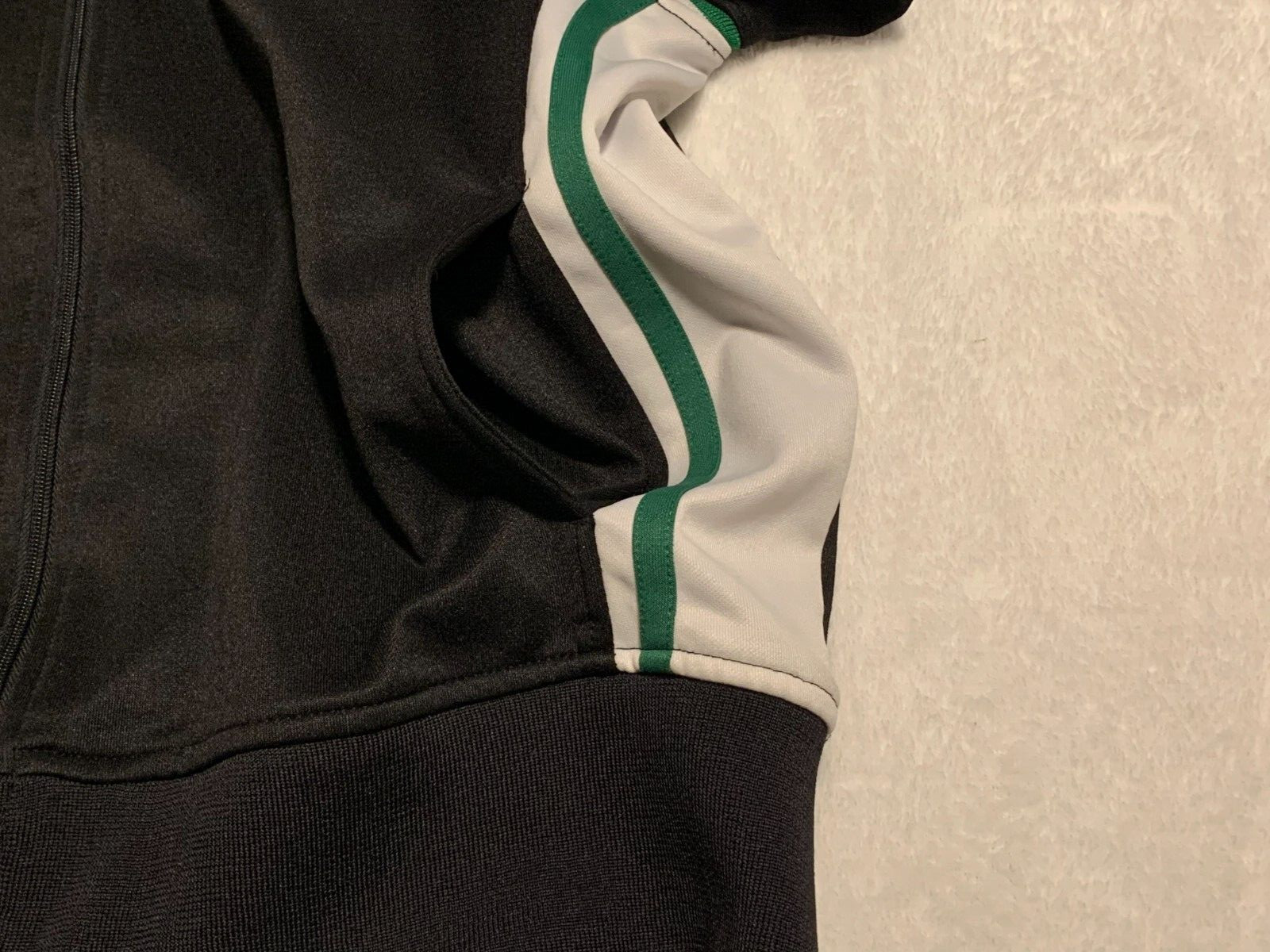 JACK Track & Field Track Jacket Mens LARGE Black 97 F… Gem