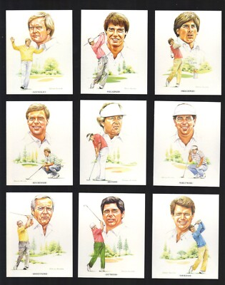 CIGARETTE/TRADE/CARDS. Imperial Publishing. AMERICAN GOLFERS.(1990).(Set of 20).