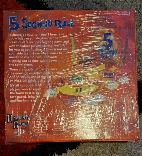 5 Second Rule Quick Thinking & Fast Talking Game by University Games Complete - Picture 13 of 16