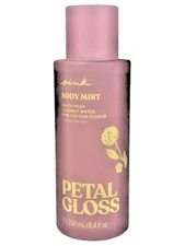 VICTORIA’S SECRET PINK PETAL GLOSS FRAGRANCE BODY MIST SPRAY SPLASH 8.4 oz