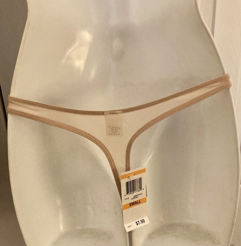 3 G-string Thong Panties sz S Morgan Taylor Black Beige Lace & St Eve Nude sz S - Picture 7 of 12