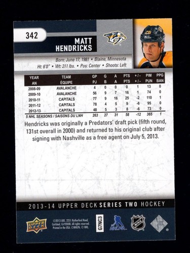 2013-14 Upper Deck Series 2 Base Hockey Cards You Pick Only $1 Each - Picture 177 of 371