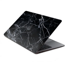 Skins Wrap for MacBook Pro 15 inch Retina Touch Black Marble Granite White