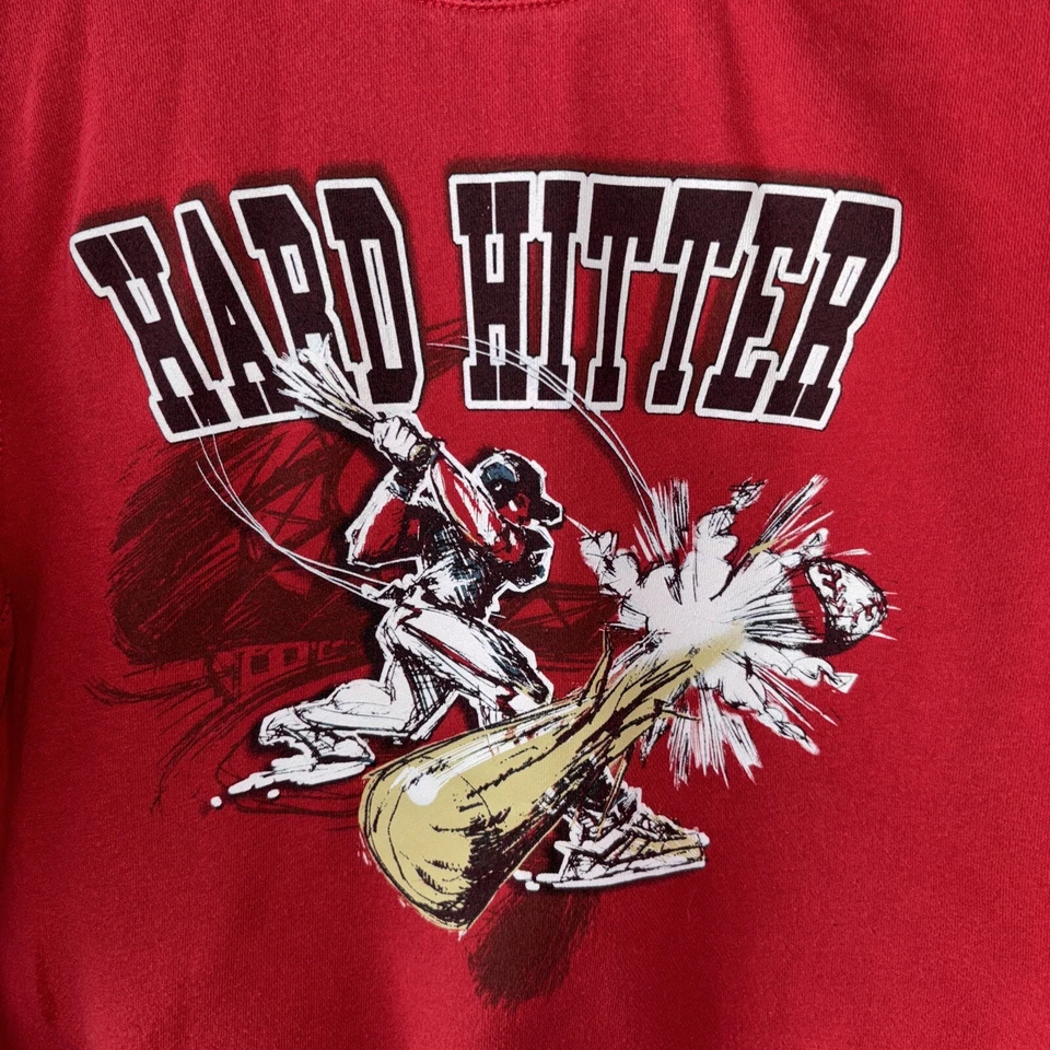 Sudadera de béisbol Joe Boxer vintage para niños talla 8 roja Foto 2 de 4