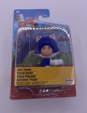 Super Mario Brothers Cat Toad 2.5" Action Figure World of Nintendo