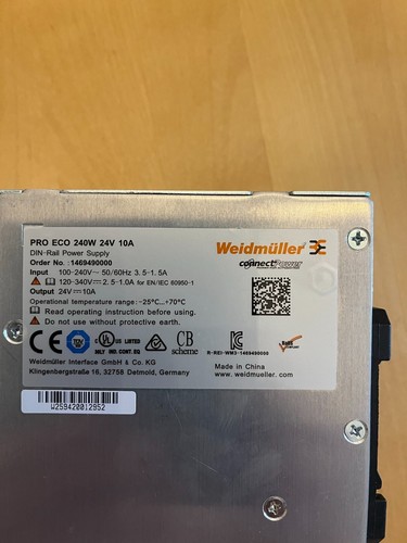 Stromversorgung 1469490000 von Weidmüller PRO ECO 240W, 24V, 10A - Bild 5 von 6