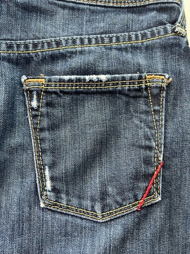 Banana Republic Misses Denim Skirt, Knee Length, Stretch, Size 0 - Picture 5 of 10