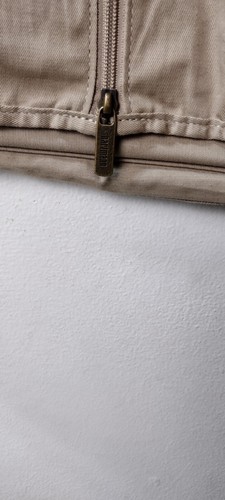 Vintage Hartmann Garment Bag Tan Canvas Suit Travel Hanging Luggage Bag - Picture 4 of 8