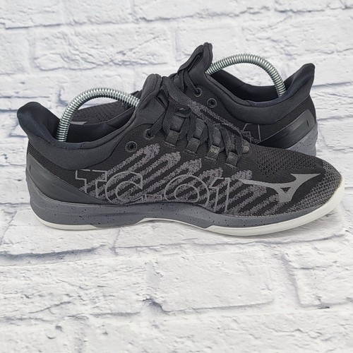 Mizuno TC-01 Women Sz 9.5 Comfort Running Flat Athletic Shoes Sneaker Black Gray - Picture 7 of 12