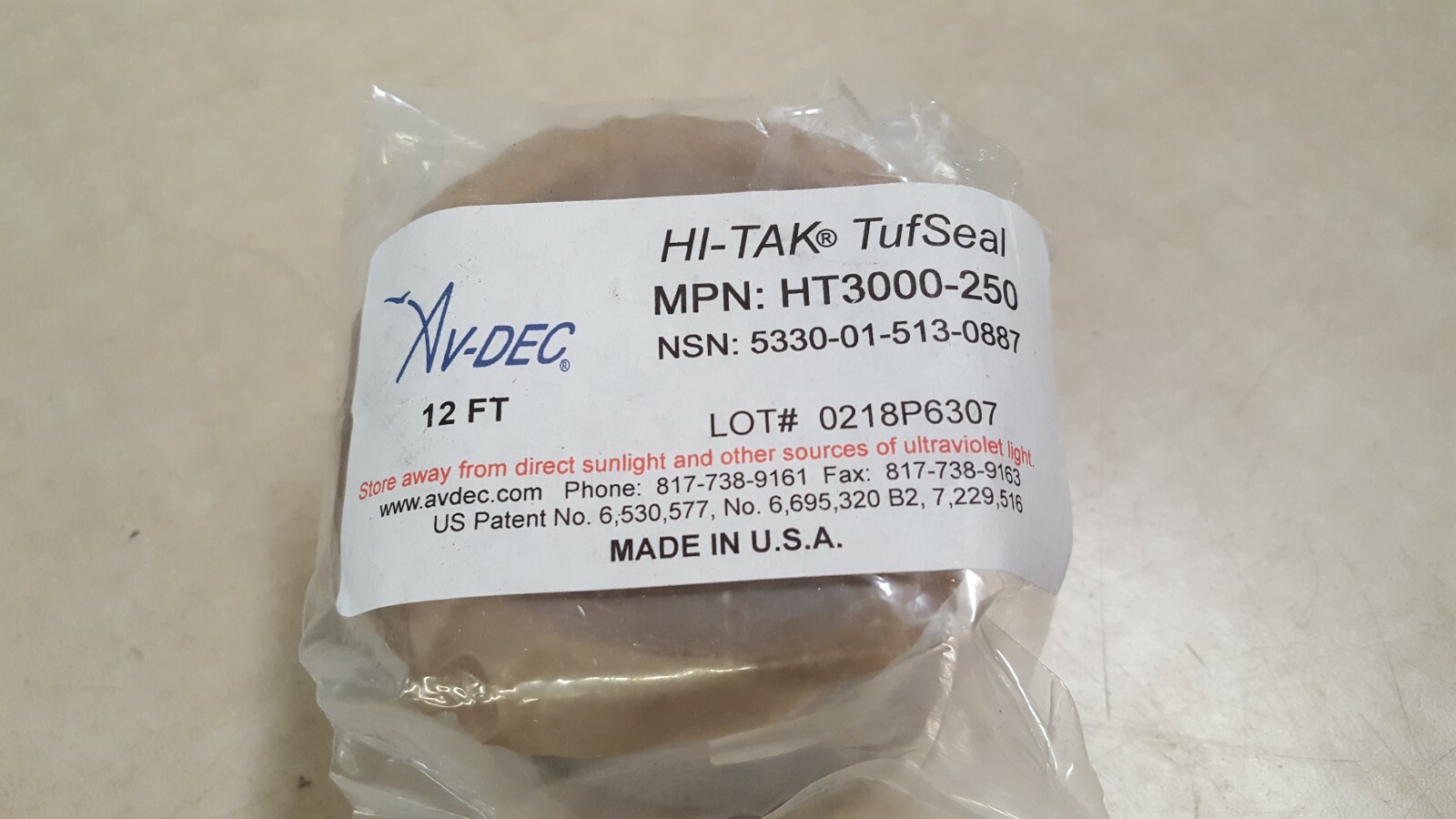 HT3000250 AvDEC Aviation Devices Connector Terminal Lugs Contacts