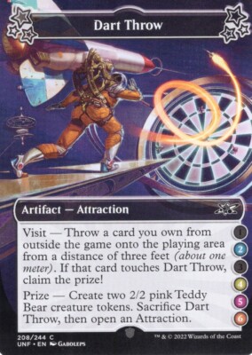 DART THROW (2-4-5-6) 208/244 UNFINITY MTG MAGIC NM (yourdeckbuilder)