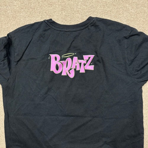 Bratz Damen Shirt Gr. M Schwarz Kurzarm Cropped Mad Engine Graphic Tee - Bild 8 von 8