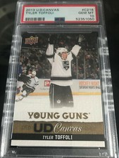 TYLER TOFFOLI YOUNG GUNS CANVAS RC PSA 10 MINT UPPER DECK +FREE COMBINED S&H