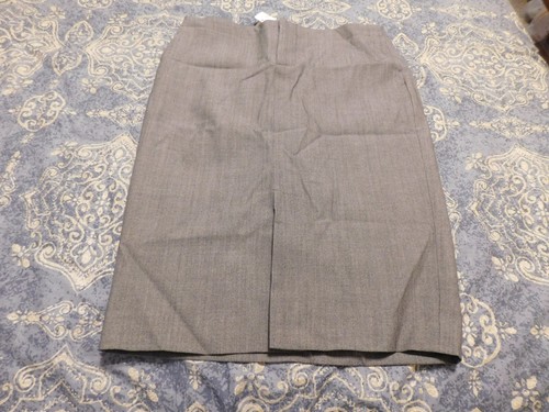 BANANA REPUBLIC, NWT, Size 4, Lightweight Wool Gray Lined Skirt - Picture 1 of 6