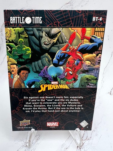 2024 Marvel Spider-Man Upper Deck Base, Battle Time, Monumental Covers, YOU PICK - Picture 202 of 237