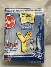 Hoover Vacuum Bags Type Y 4010100Y 15PK Lot Allergen Filtration New ST123