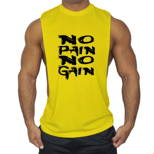 Para hombre Verano Fitness Prendas para el torso sin mangas Algodón Gimnasios Cordón Chaleco de Entrenamiento - Imagen 11 de 11
