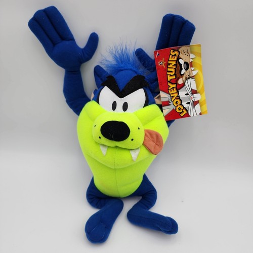 TAZ Tasmanian Devil 15" Stuffed Plush Toy Looney Tunes Plush blue Warner Bros - Picture 3 of 10