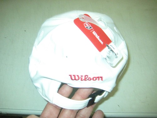 BRAND NEW Wilson Staff Pro Tour Golf Cap special hat deal White / Red - Picture 4 of 5
