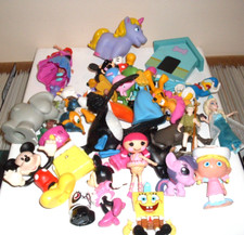 Action Figure Lot 35 Mixed Toy Disney, MLP, LALALOOPSY, BOBBLE BOTS  MORE