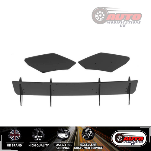 Seat Leon MK3 5F CUPRA Rear Bumper Lip Diffuser Gloss Black 2013-2016 - Picture 7 of 8