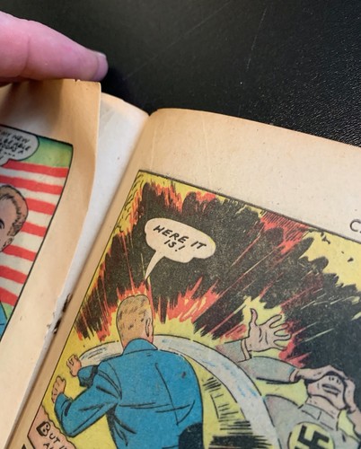 CAPTAIN MIDNIGHT #3 Dec 1942 detached cover 1.8 GD- - Picture 10 of 12