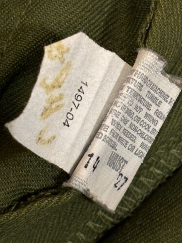 Boy Scouts Boys Sz. 14 (27x18) Official Youth Green Uniform Pants BSA - 28” - Picture 16 of 20