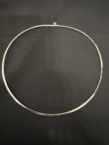 Vintage Mexiko ATI Sterlingsilber 925 Hakenverschluss Kragen Halskette