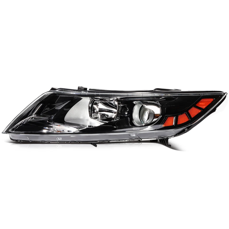 Conjunto de faros izquierdo+derecho para Kia Optima 2011-2013 par de carcasas negras Foto 4 de 4