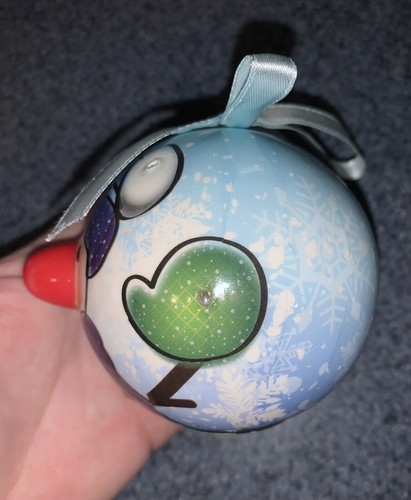 Modern Light-Up Snowman Hanging Ball Christmas Tree Ornament (Needs Batteries) - Picture 20 of 24