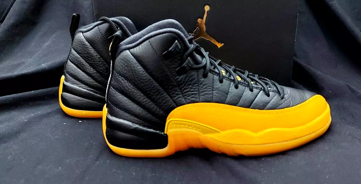 Jordan 12 shop yellow black