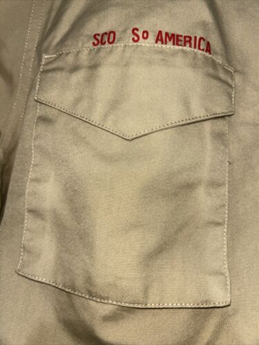 Boy Scout BSA UNIFORM SHIRT New Style Adult Men's Small Short Sleeve N55 - Picture 2 of 7