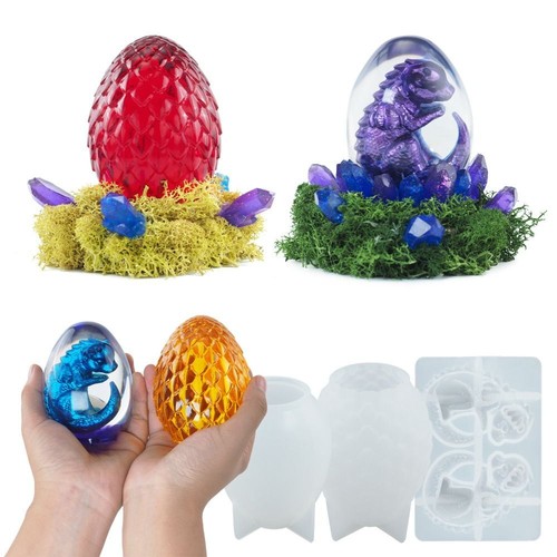 Epoxy Resin Silicone Mold Resin Molds Dragon Egg Night Light Casting Mould