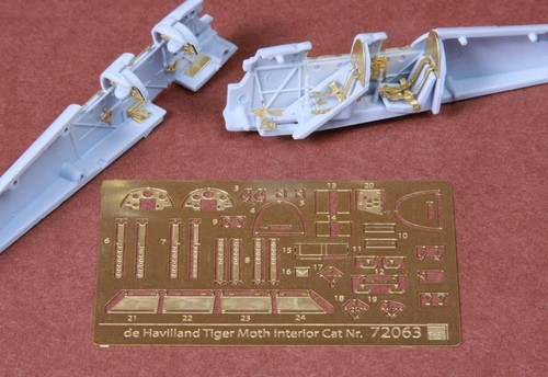 SBS 72063 1/72 De Havilland DH-82A Tiger Moth cockpit set for Airfix kit - Picture 3 of 5
