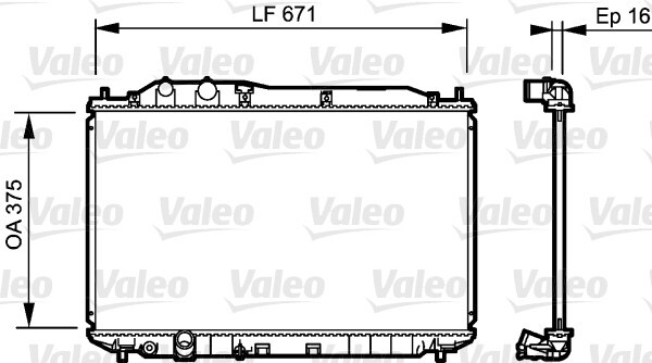 Radiateur refroidissement moteur Valeo 735238, l'excellence technologique pour la durabilité auto