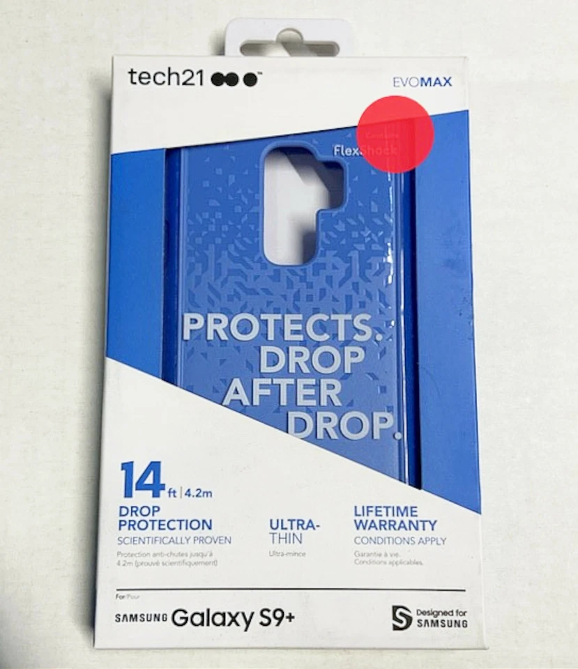 Tech21 Evo Max Ultra-Thin Phone Case for Samsung Galaxy S9+ Plus Devine Blue - Image 4 of 4