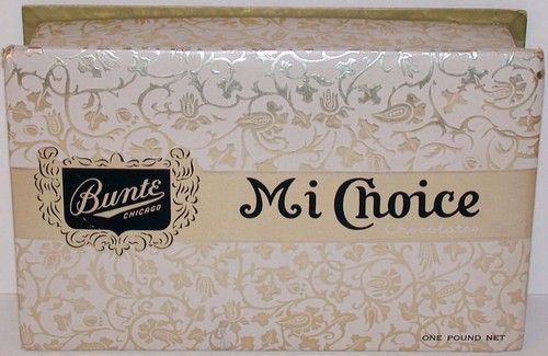 Vintage candy box BUNTE Mi Choice Chocolates Bunte Brothers Chicago excellent+ - Picture 1 of 4