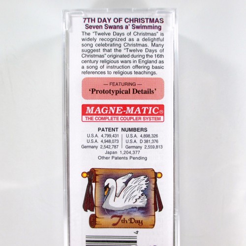 N Scale *SEVEN SWANS SWIMMING* 12 Days Christmas Box Car - Micro Trains 02100507 - Picture 5 of 5