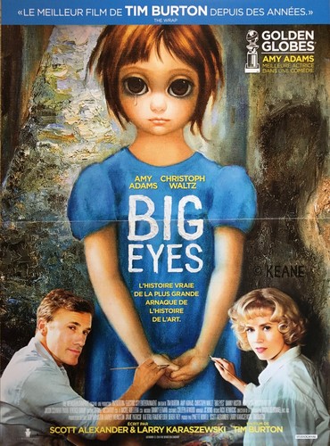 Affiche cinéma BIG EYES 40x60cm Poster Tim Burton / Amy Adams / Christoph Waltz - Photo 1/1