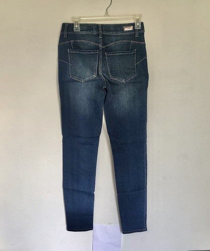 Juicy Couture Damen Designer Skinny Jeans Größe 4 Blau Dark Wash Denim 28x29 - Bild 6 von 7