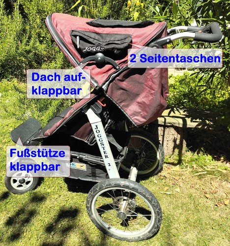 3-Rad Outdoor Kinderwagen TFK Joggster Buggy/Babywagen umbaubar - Bild 3 von 23
