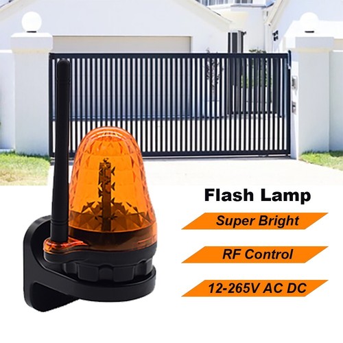 Warning Light for Sliding & Swing Gate Opener AC 110V Alarm Flashing Lamp - Picture 1 of 11