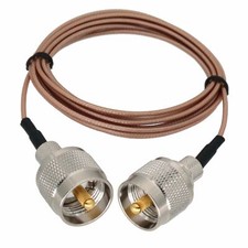 UHF to UHF Plug Cable For Ultrasonic Testing UT TOFD NDT Transducer RG178 6~33FT