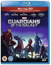 Guardians of the Galaxy (3D + 2D Blu-ray, 2014)  Brand New. Cert 12.